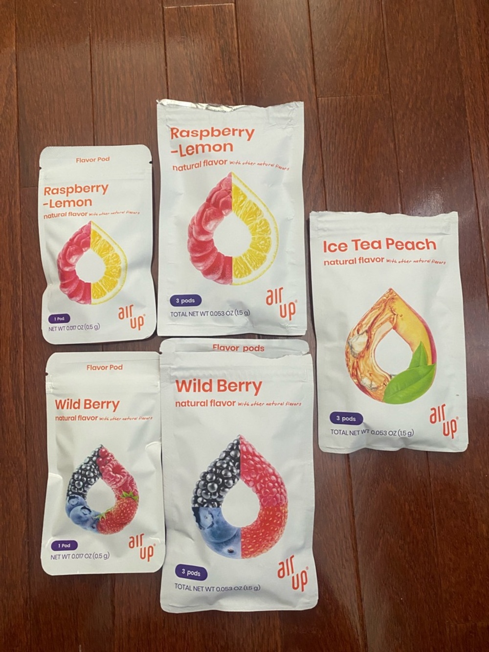 Flavor Pods Variety Pack — Raspberry-Lemon, Wild Berry, Ice Tea Peach